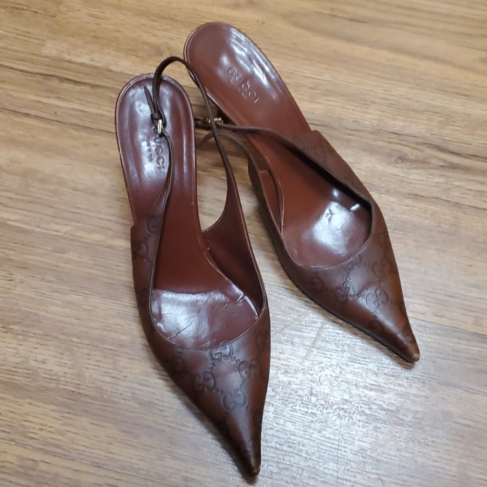 Authentic  - Gucci  Slingbacks
